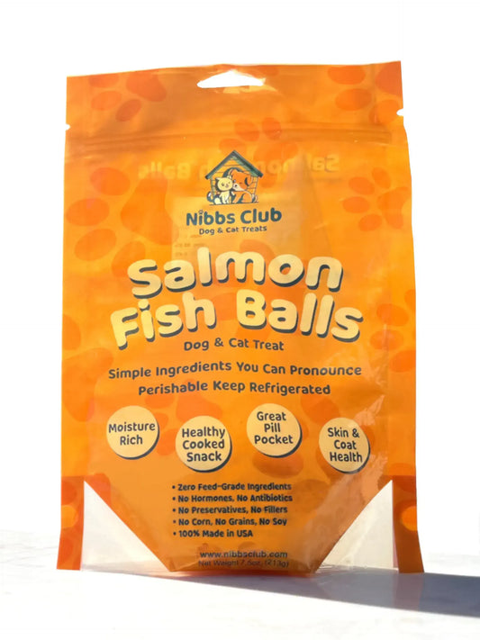 Salmon Fish Ball Dog and Cat Treats